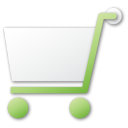  shopping cart green 